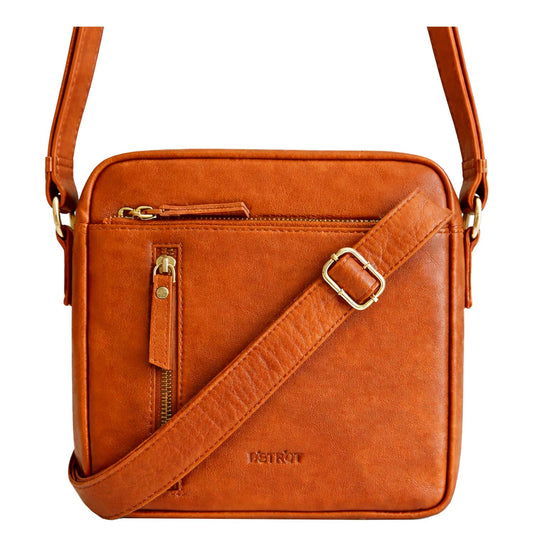 DSTRCT Astana Road Crossbody Schoudertas L cognac