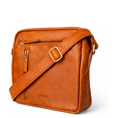 DSTRCT Astana Road Crossbody Schoudertas L cognac