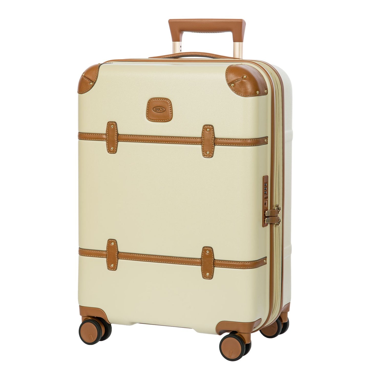 Bric's Taormina Handbagage Spinner 55 cm - Uitbreidbaar 42/49 liter - 55x40x22/26 cm - cream