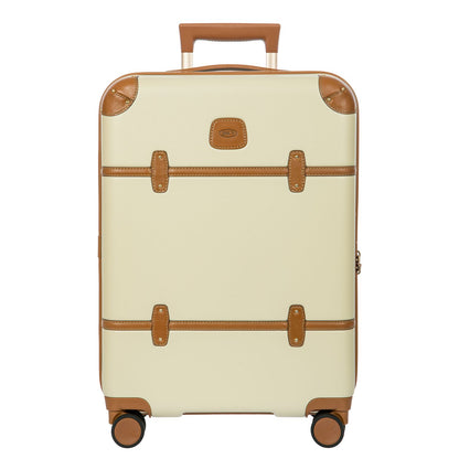 Bric's Taormina Handbagage Spinner 55 cm - Uitbreidbaar 42/49 liter - 55x40x22/26 cm - cream