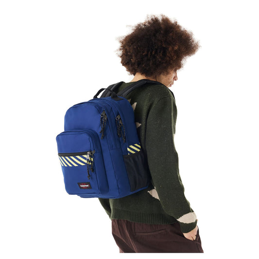 Eastpak Morius Rugzak School - 15" laptopvak - refleks stripe navy