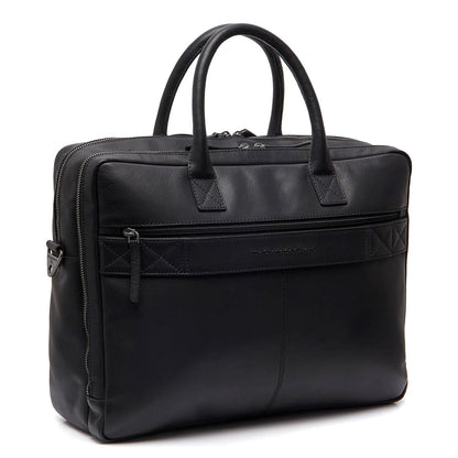 The Chesterfield Brand Tacama Laptop Schoudertas - 16" laptopvak - zwart