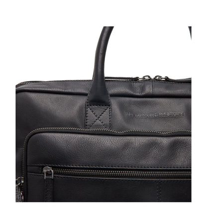 The Chesterfield Brand Tacama Laptop Schoudertas - 16" laptopvak - zwart