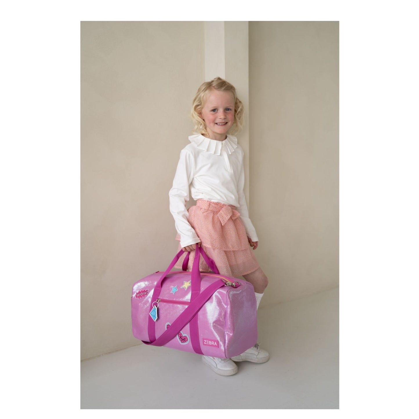 Zebra Trends Explorer Kinderreistas 45 cm - 25 liter - 45x25x22 cm - glitter / glamour