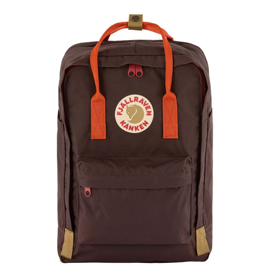 Fjallraven Kanken Koncept Rugzak - 18 liter - 15" laptopvak - black oak-rowan red