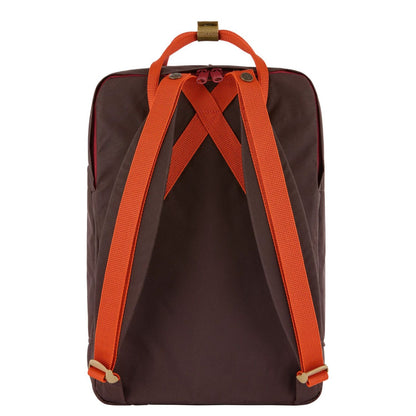 Fjallraven Kanken Koncept Rugzak - 18 liter - 15" laptopvak - black oak-rowan red