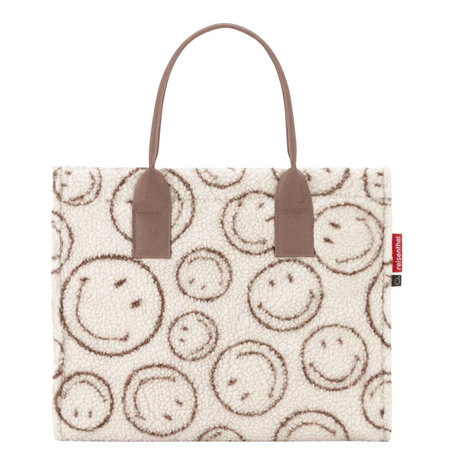 Reisenthel Daily Shopper Smiley Schoudertas teddy chocolate