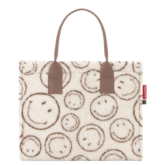 Reisenthel Daily Shopper Smiley Schoudertas teddy chocolate