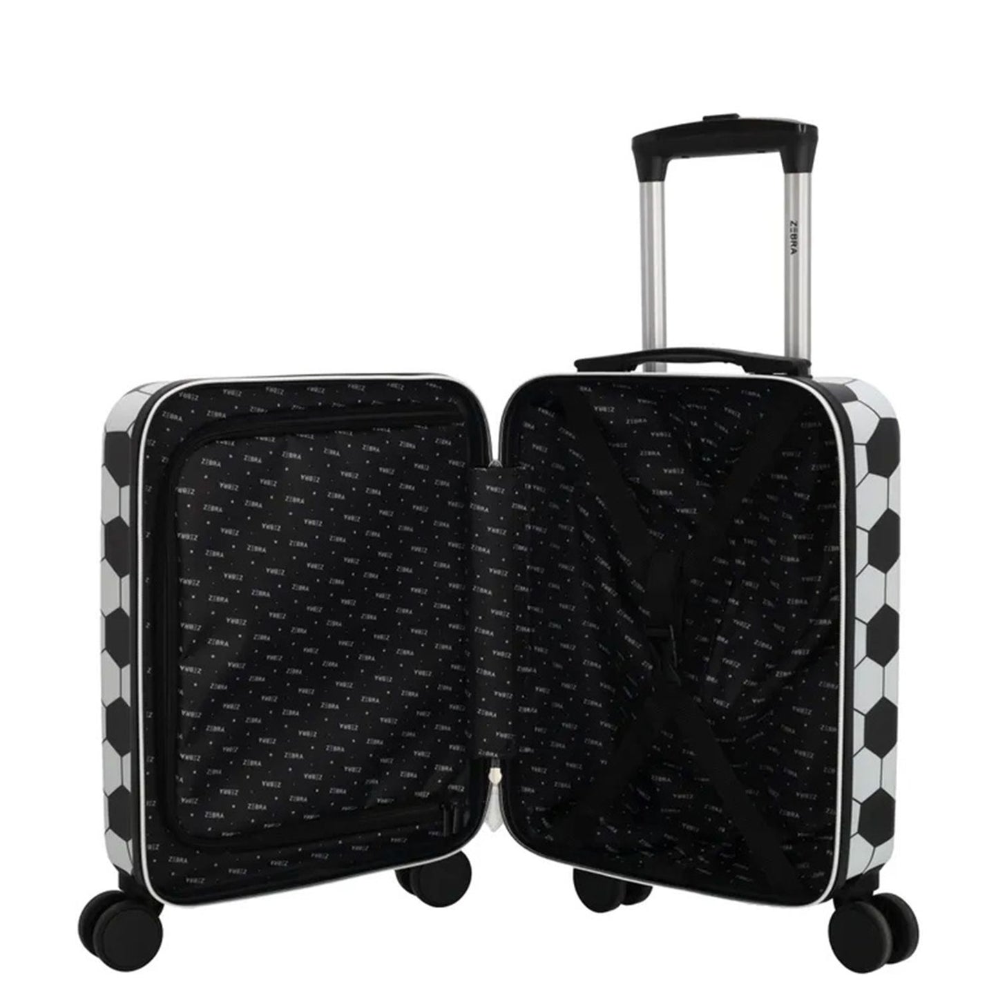 Zebra Trends Travel Kinderkoffer 47 cm - 33 liter - 47x32x22 cm - voetbal