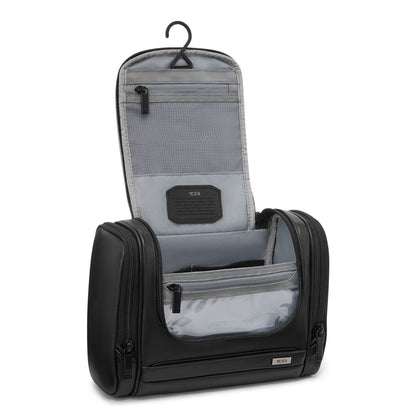 TUMI Alpha Lederen Toilettas - met ophanghaak - black