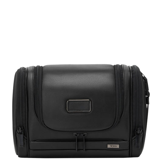 TUMI Alpha Lederen Toilettas - met ophanghaak - black