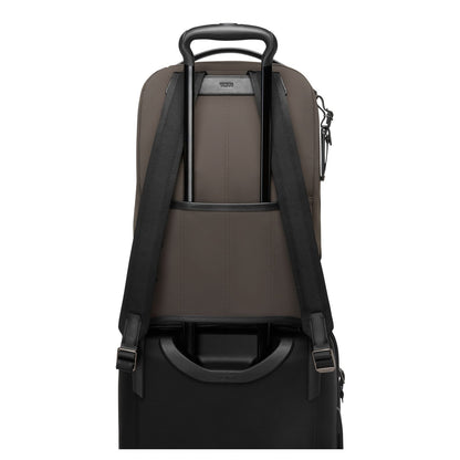 TUMI Harrison Bradner Rugzak - 14" laptopvak - taupe/black woven