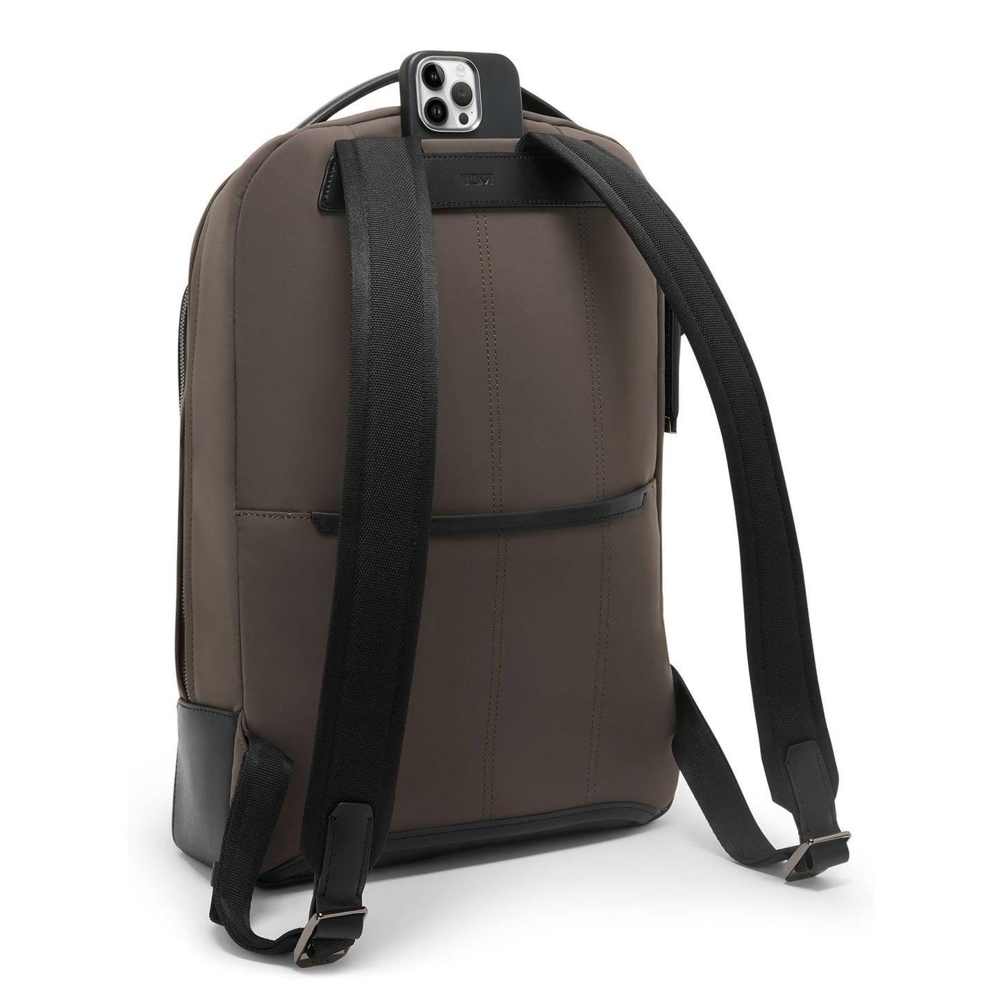 TUMI Harrison Bradner Rugzak - 14" laptopvak - taupe/black woven