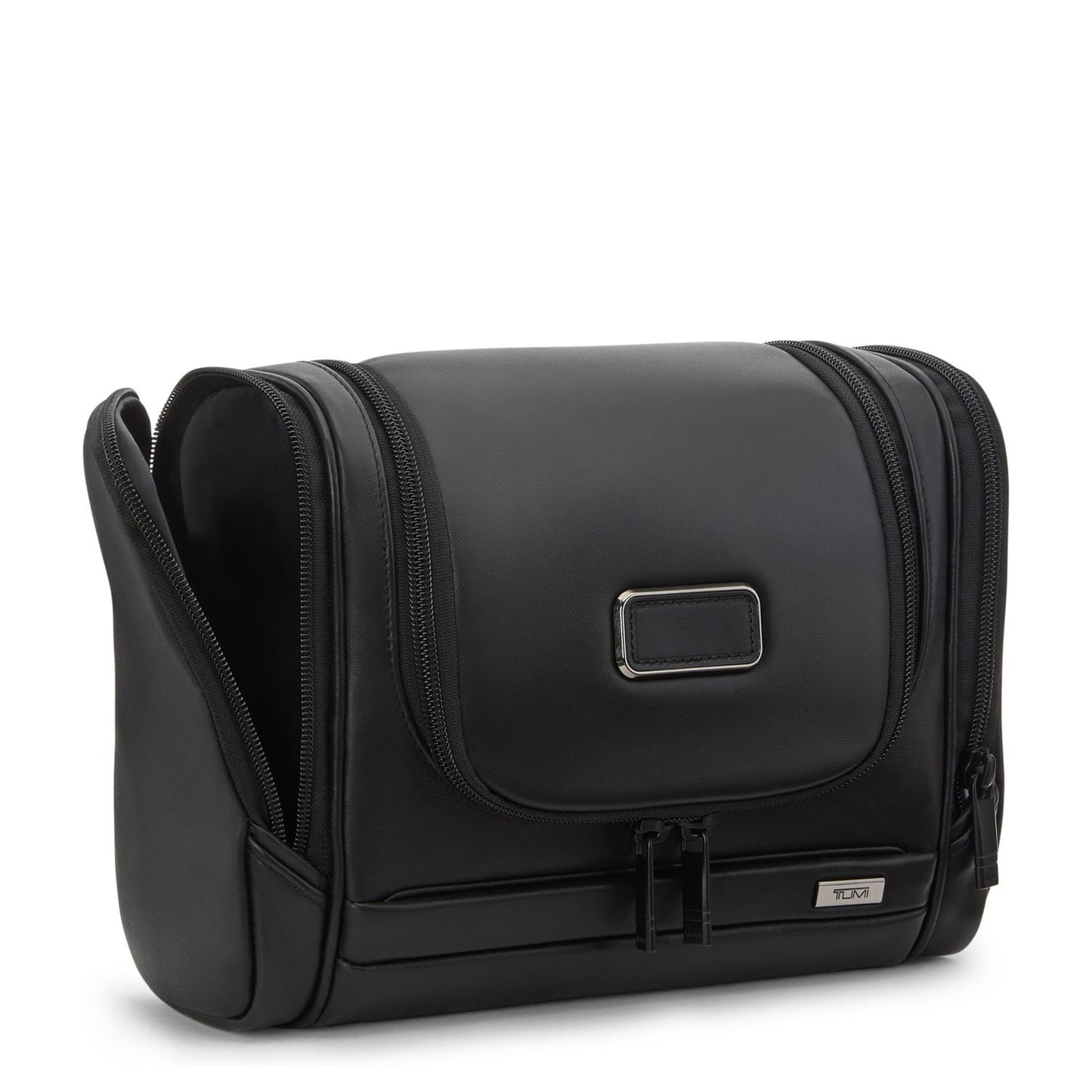 TUMI Alpha Lederen Toilettas - met ophanghaak - black