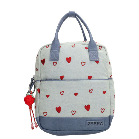 Zebra Trends Lola Kinderrugzak - 10 liter - hartjes