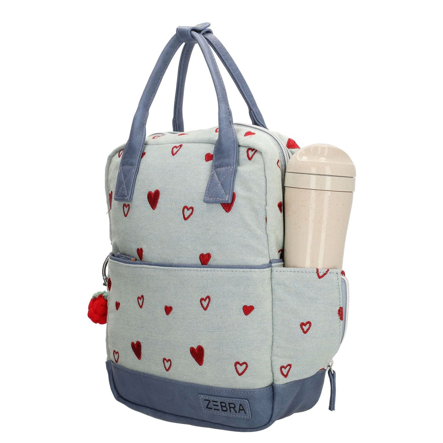 Zebra Trends Lola Kinderrugzak - 10 liter - hartjes