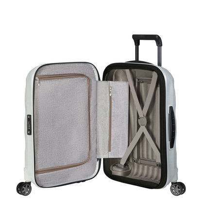Samsonite C-Lite Handbagage Spinner 55 cm - Uitbreidbaar 36/42 liter - 55x40x20/23 cm - off white