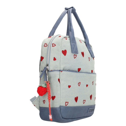 Zebra Trends Lola Kinderrugzak - 10 liter - hartjes