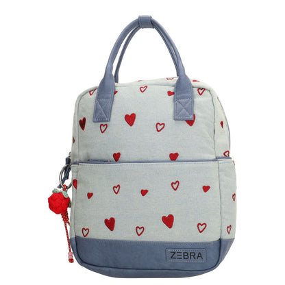 Zebra Trends Lola Kinderrugzak - 10 liter - hartjes