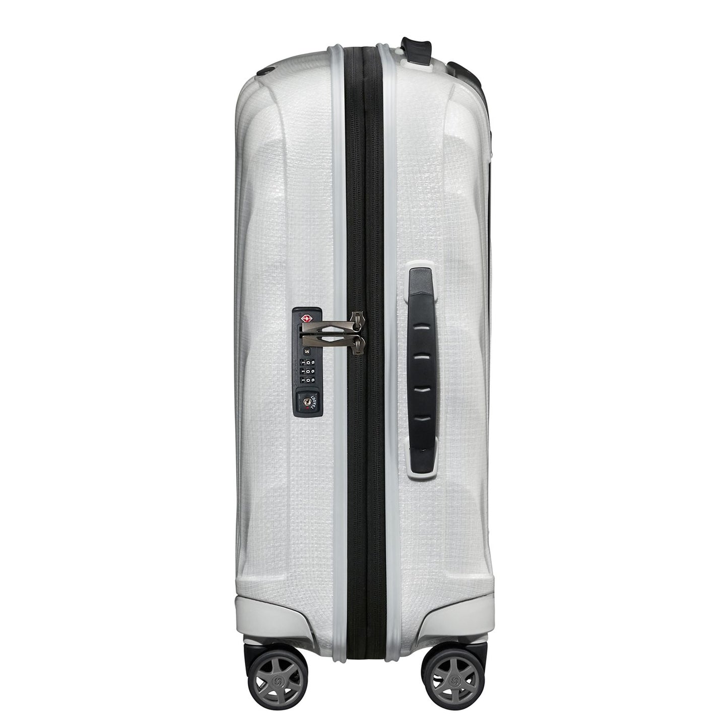 Samsonite C-Lite Handbagage Spinner 55 cm - Uitbreidbaar 36/42 liter - 55x40x20/23 cm - off white