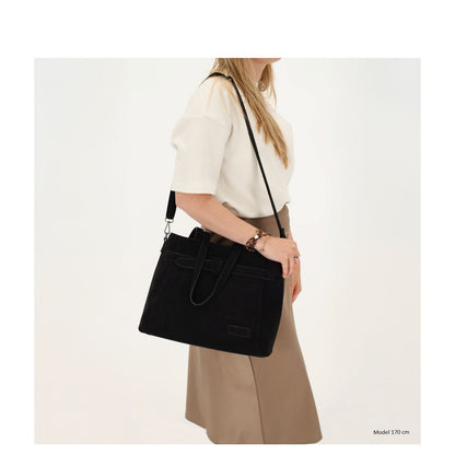 Zebra Trends Davina Shopper - afneembare schouderriem - zwart
