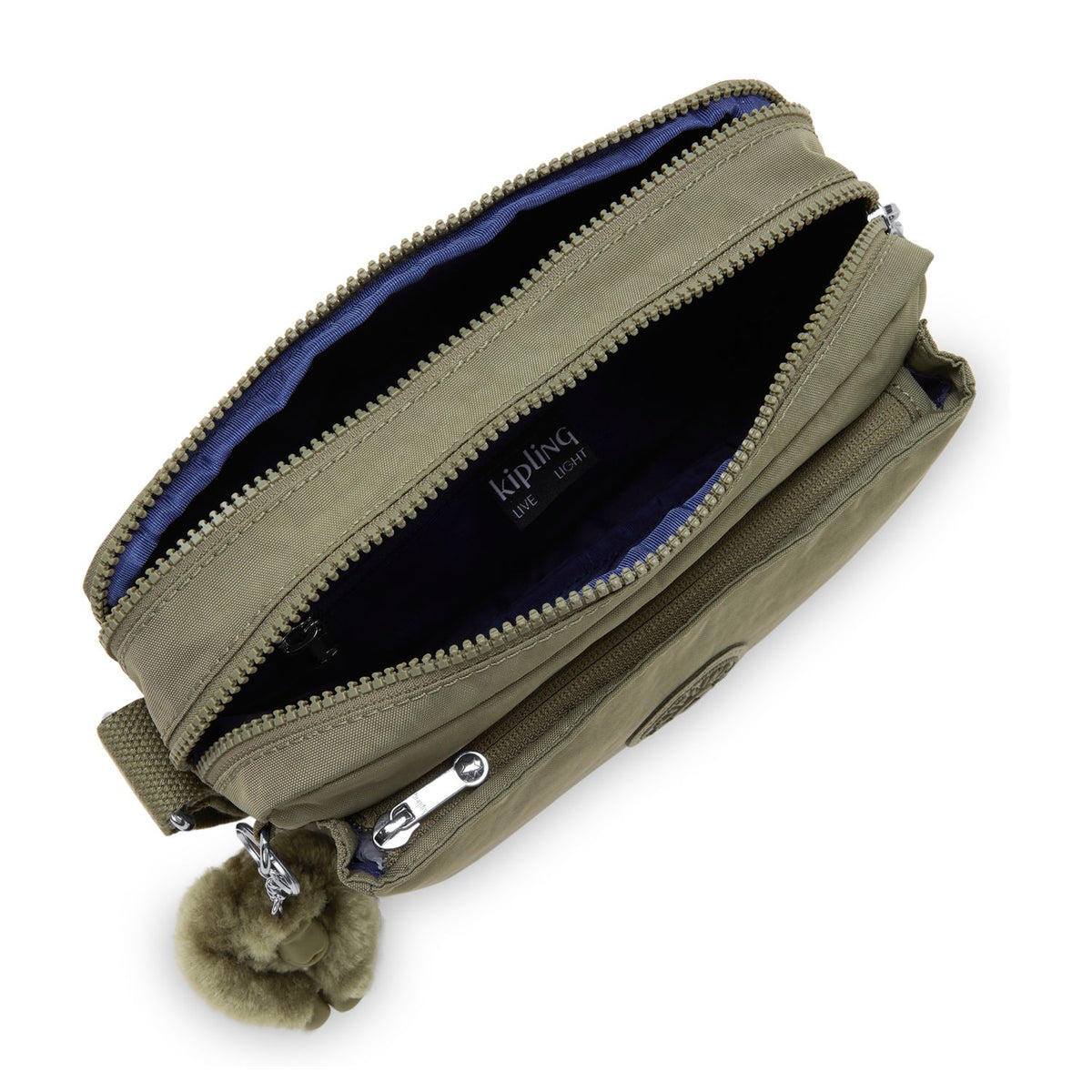 Kipling Abanu M Crossbody Schoudertas almost sage