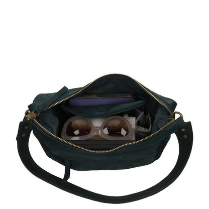 Burkely Sierra Schoudertas dark green