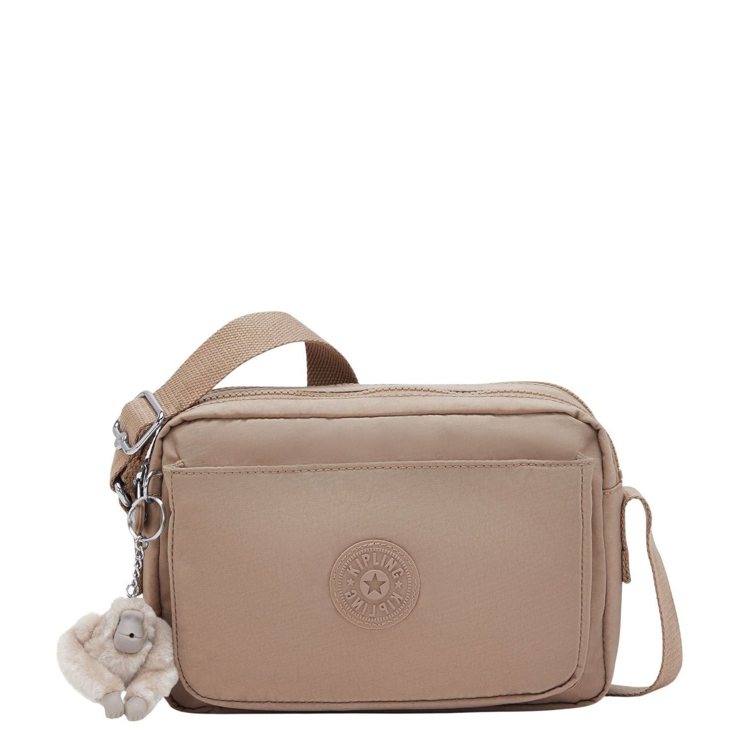 Kipling Abanu M Crossbody Schoudertas tan beige