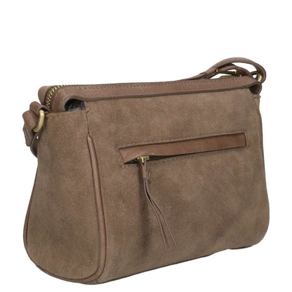 Burkely Sierra Crossbody Schoudertas taupe
