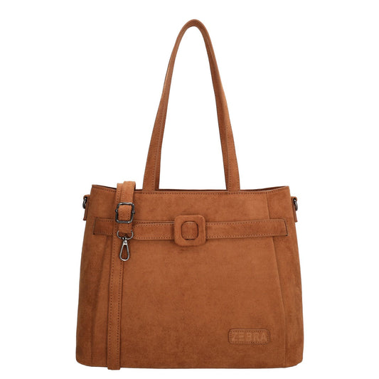 Zebra Trends Davina Shopper - afneembare schouderriem - camel