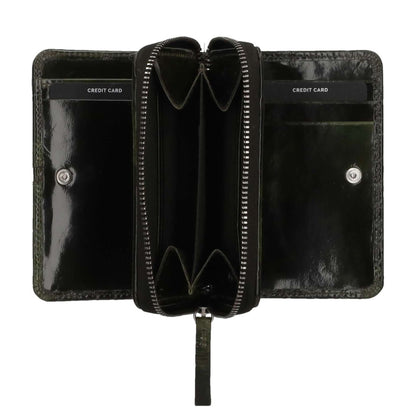 Burkely Cool Colbie Damesportemonnee - 12 pasjes - olive