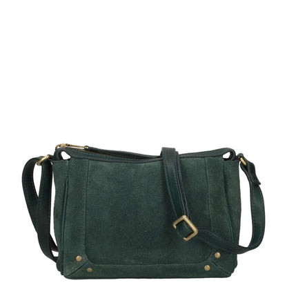 Burkely Sierra Crossbody Schoudertas dark green