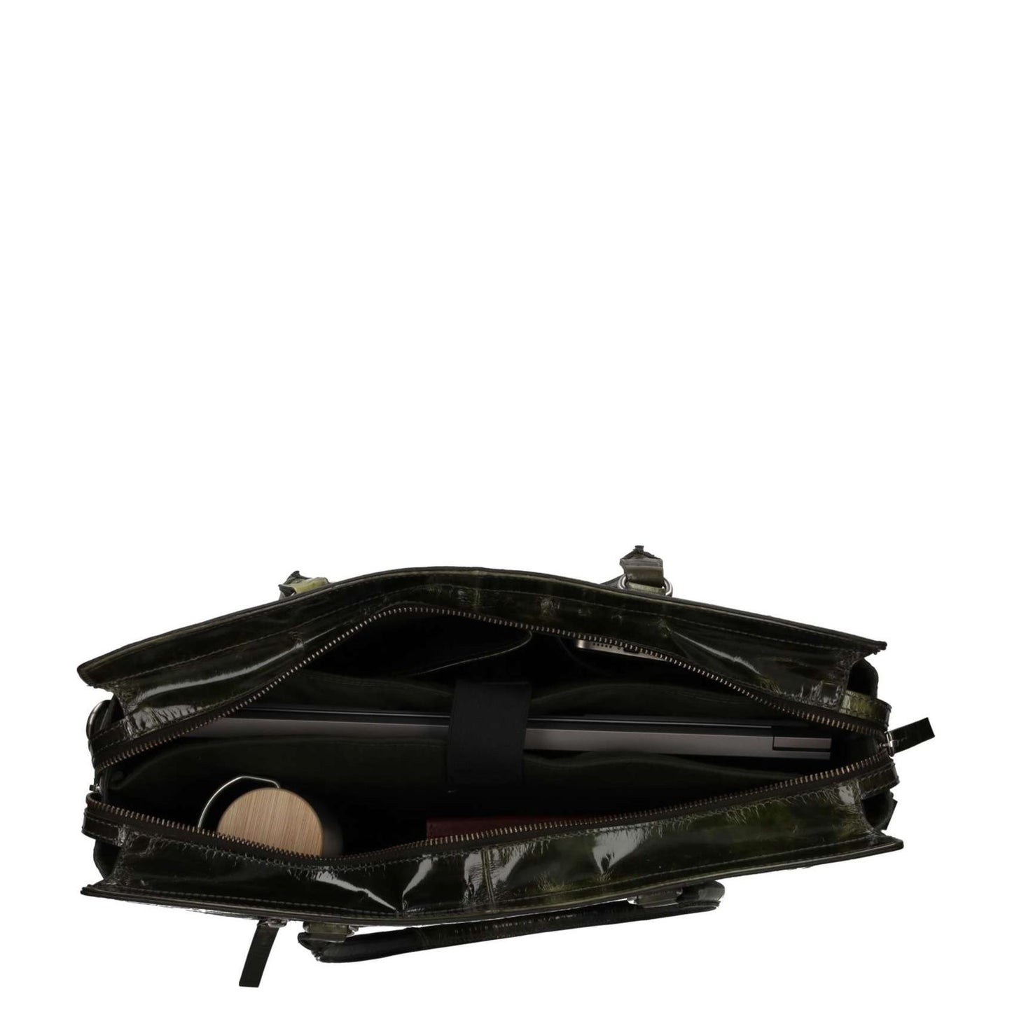 Burkely Cool Colbie Laptoptas - 15.6" laptopvak - afneembare schouderriem - olive