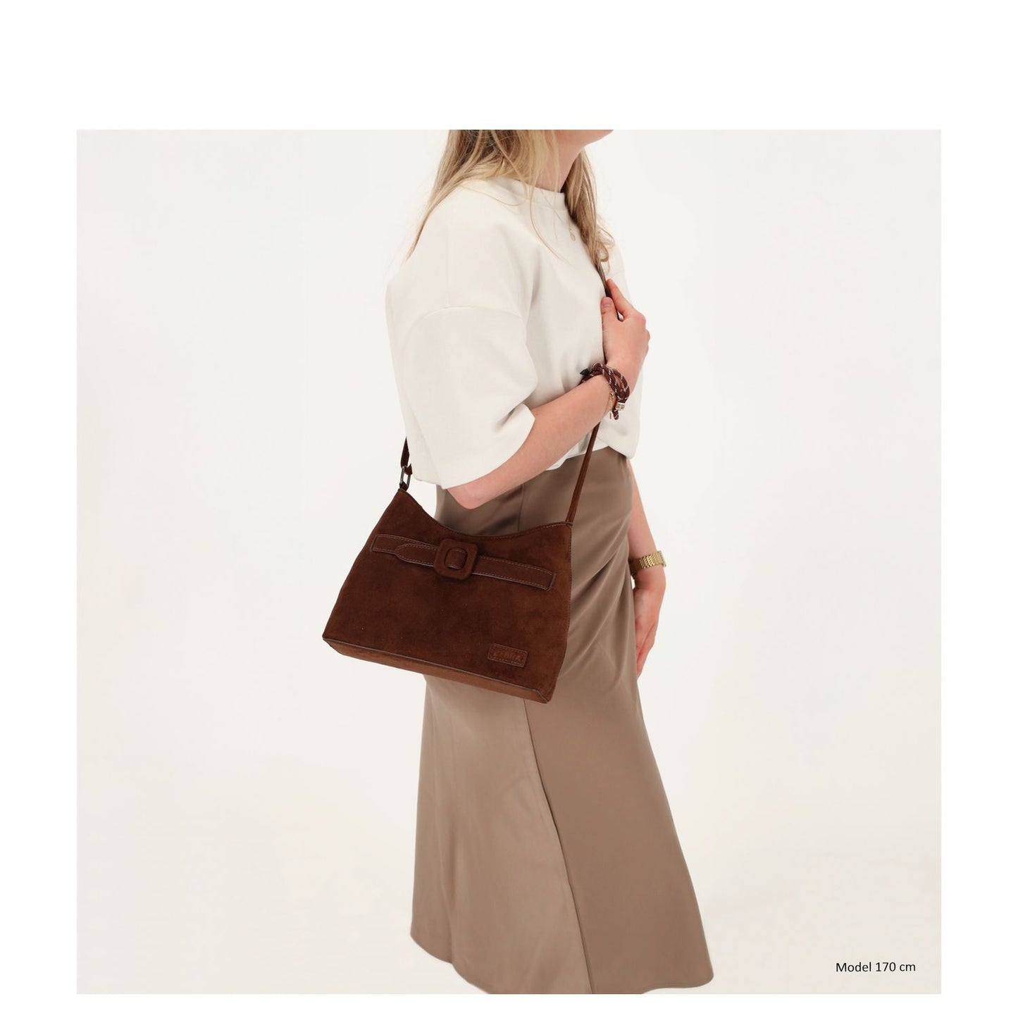 Zebra Trends Davina Crossbody Schoudertas donkerbruin