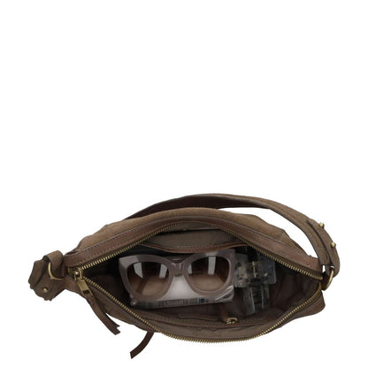 Burkely Sierra Schoudertas taupe
