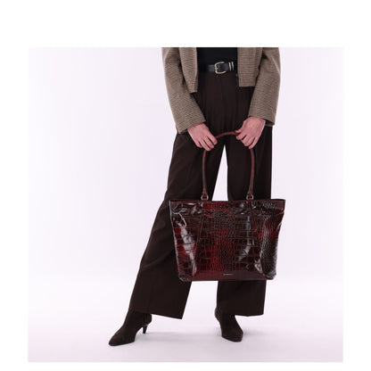 Burkely Cool Colbie Handtas - 15.6" laptopvak - afneembare schouderriem - burgundy