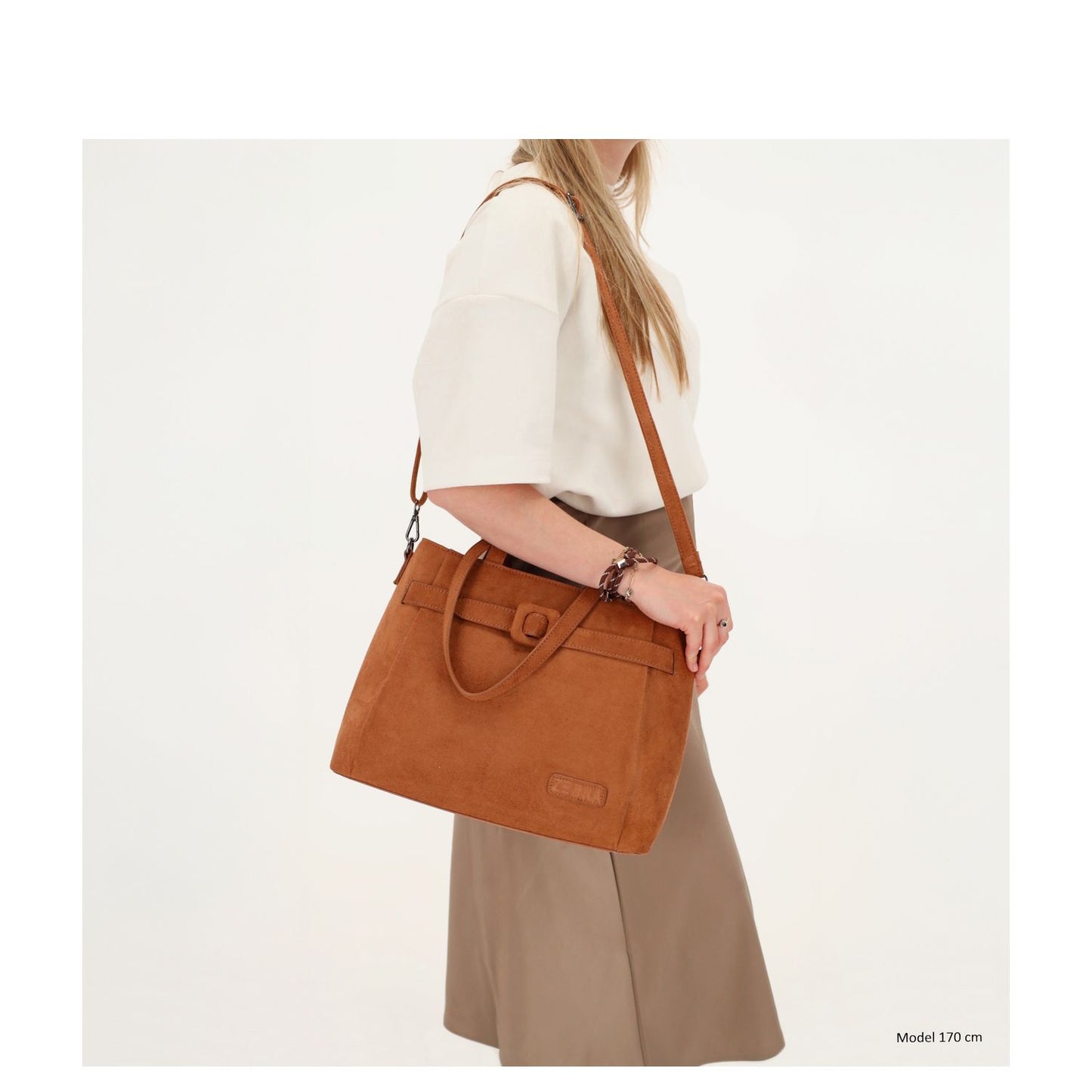 Zebra Trends Davina Shopper - afneembare schouderriem - camel