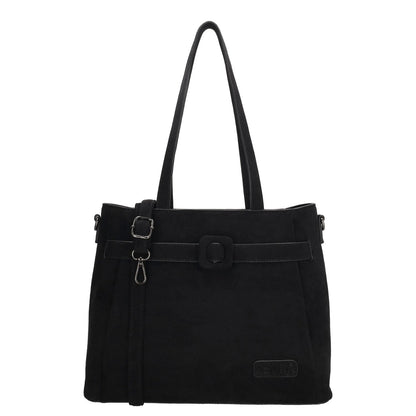 Zebra Trends Davina Shopper - afneembare schouderriem - zwart