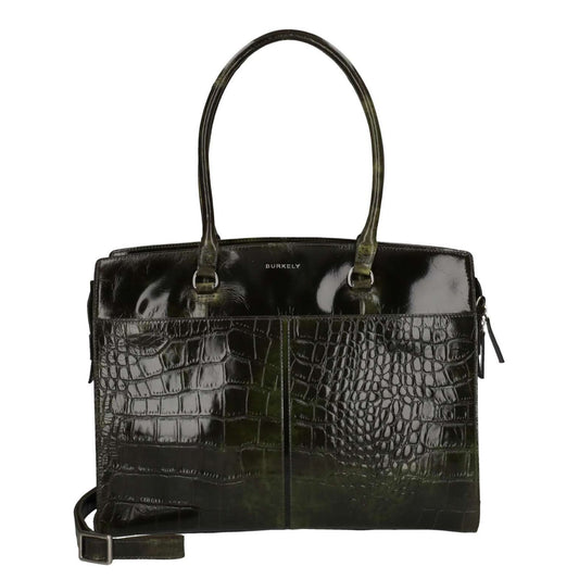 Burkely Cool Colbie Laptoptas - 15.6" laptopvak - afneembare schouderriem - olive