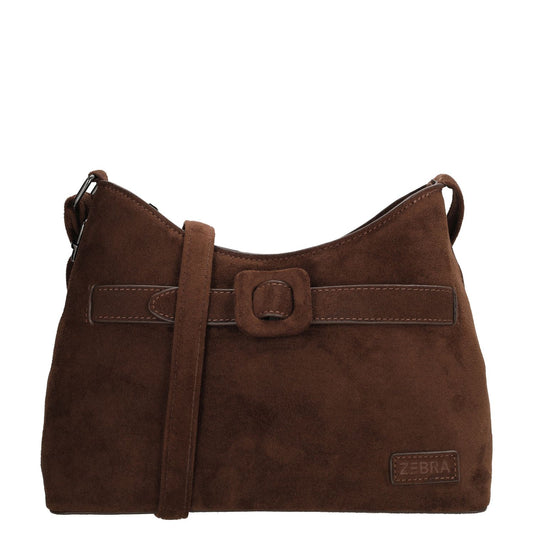Zebra Trends Davina Crossbody Schoudertas donkerbruin