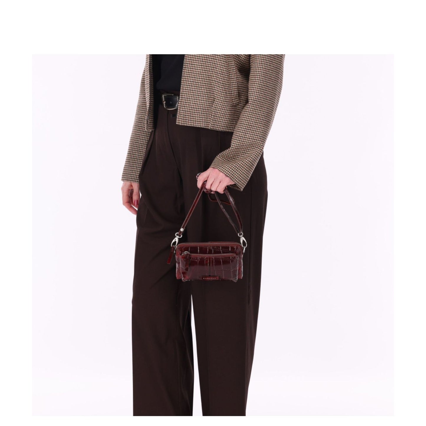 Burkely Cool Colbie Mini Crossbody Schoudertas burgundy