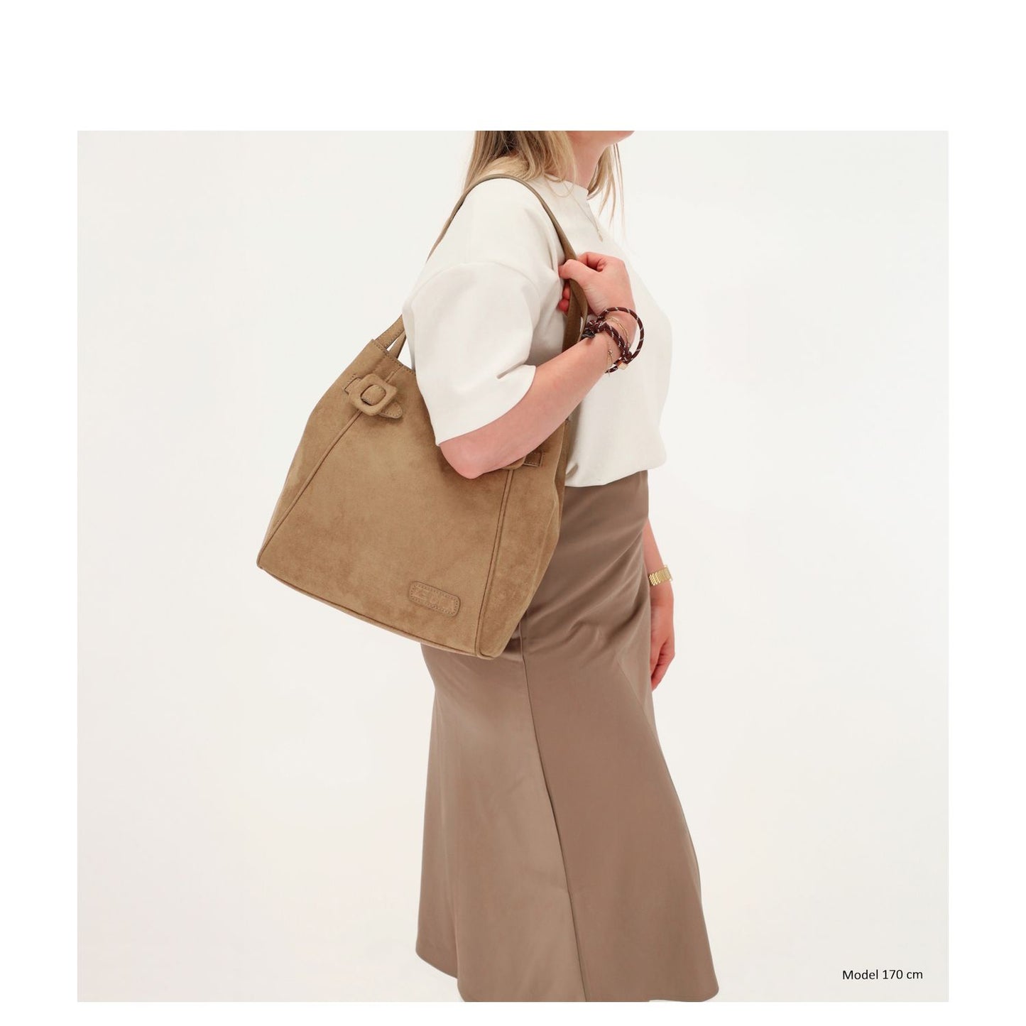 Zebra Trends Davina Schoudertas taupe
