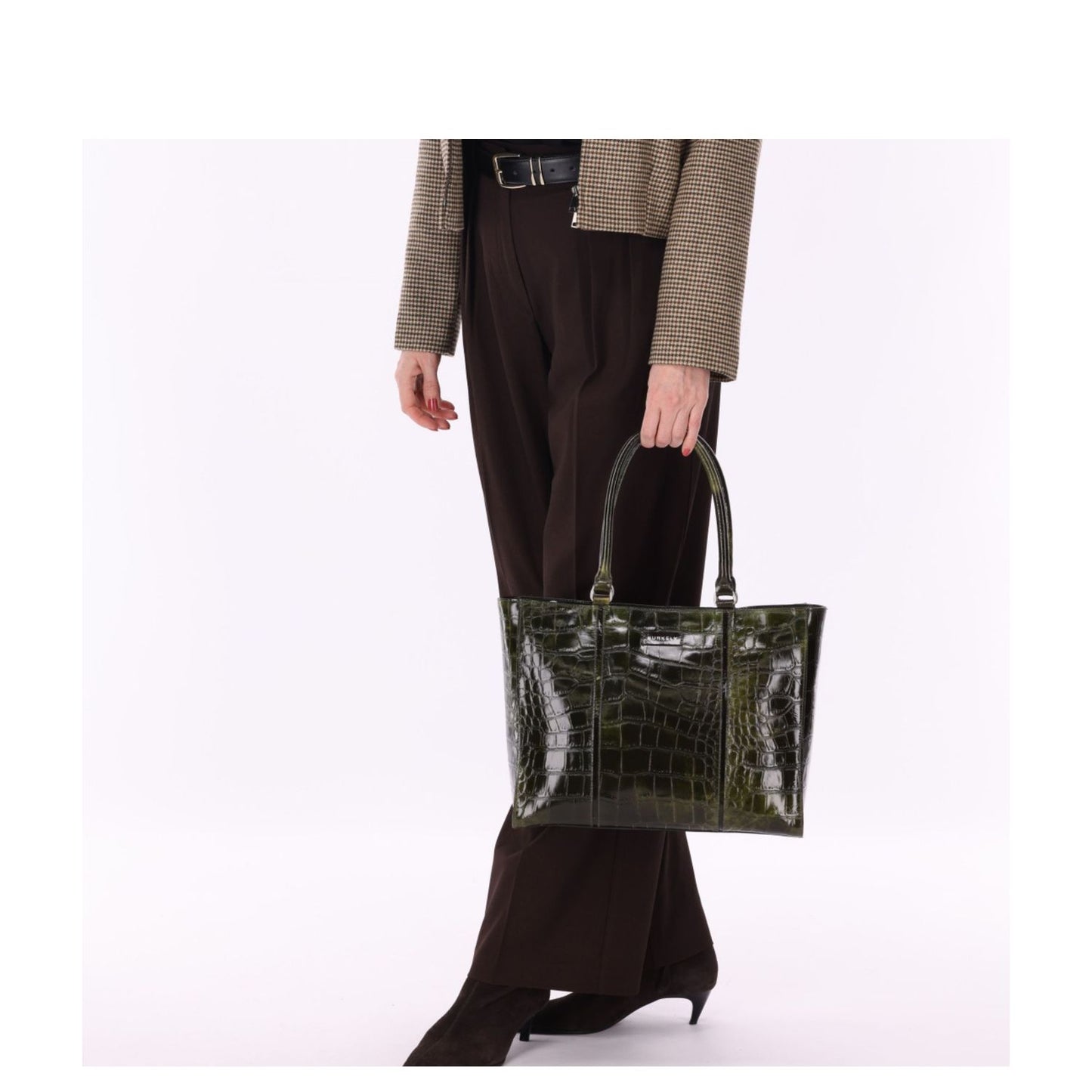 Burkely Cool Colbie Laptopschoudertas - 13.3" laptopvak - olive