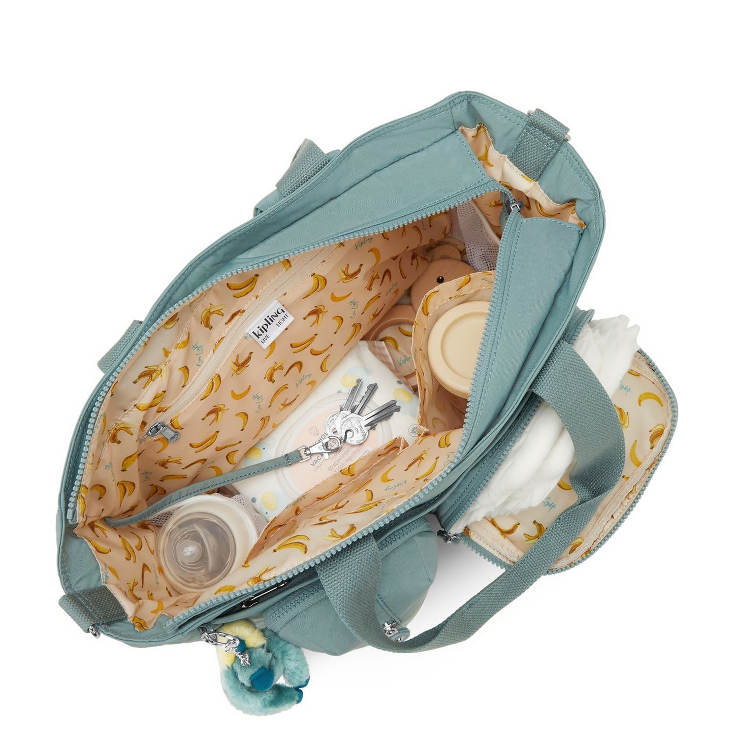 Kipling Babygear Luiertas - verschoningsmatje - tiny green air