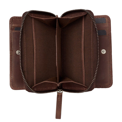 Burkely Cool Colbie Damesportemonnee - 12 pasjes - bruin