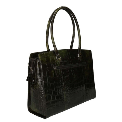 Burkely Cool Colbie Laptoptas - 15.6" laptopvak - afneembare schouderriem - olive