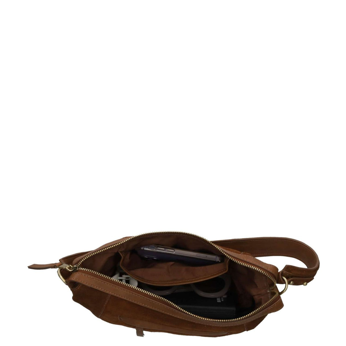 Burkely Sierra Schoudertas cognac