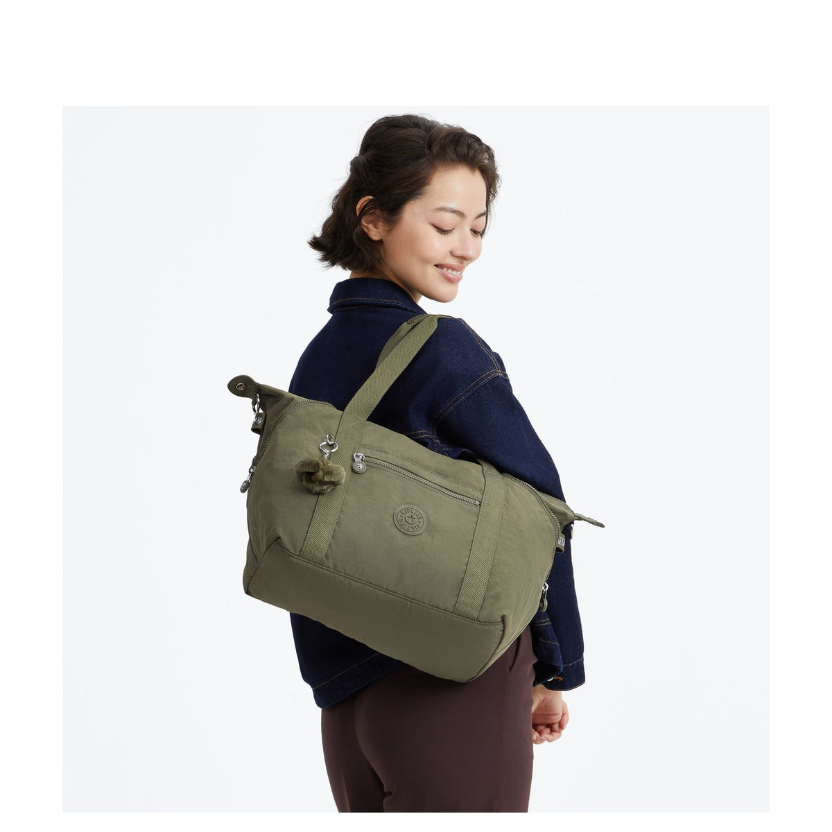 Kipling Art Schoudertas almost sage