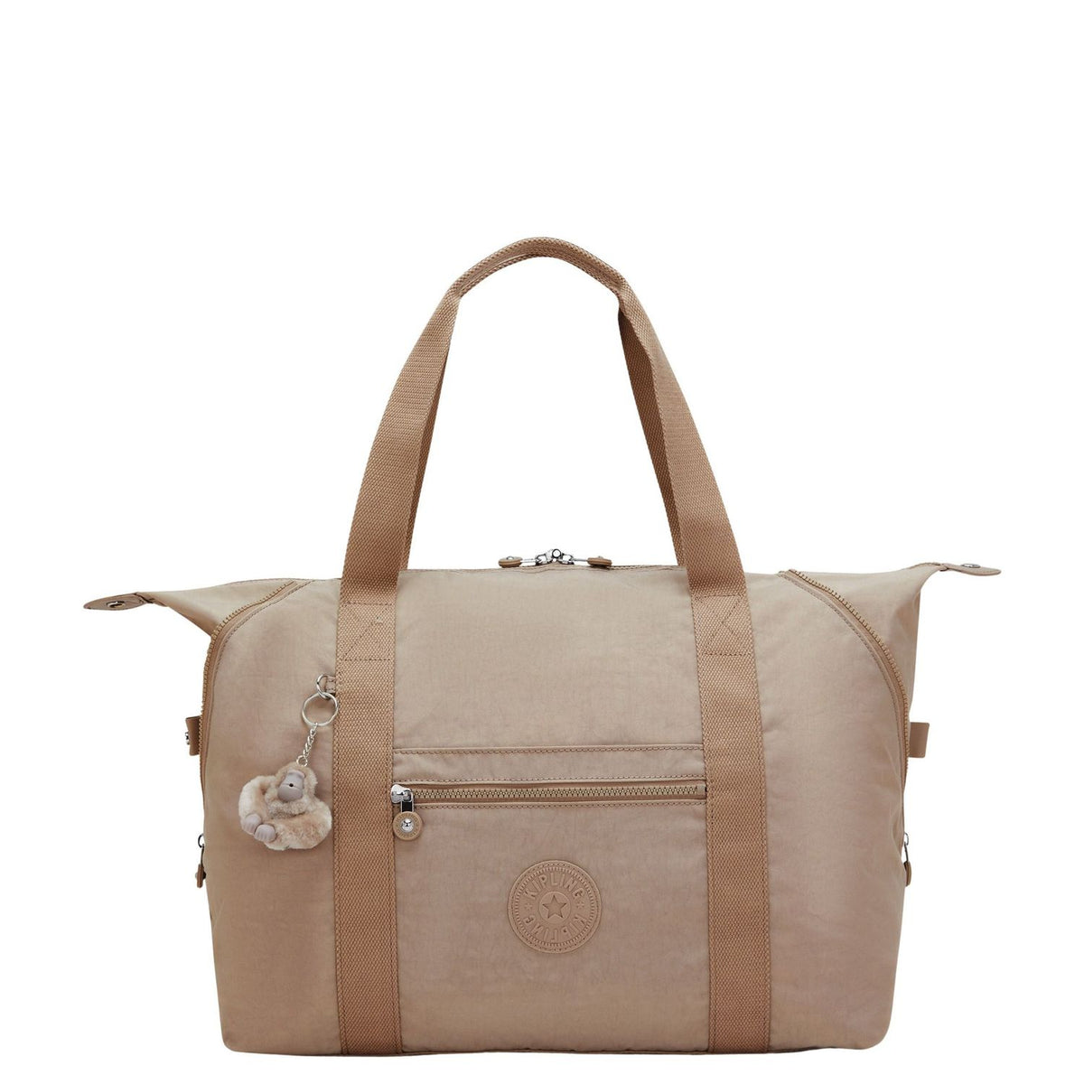 Kipling Art M Schoudertas tan beige