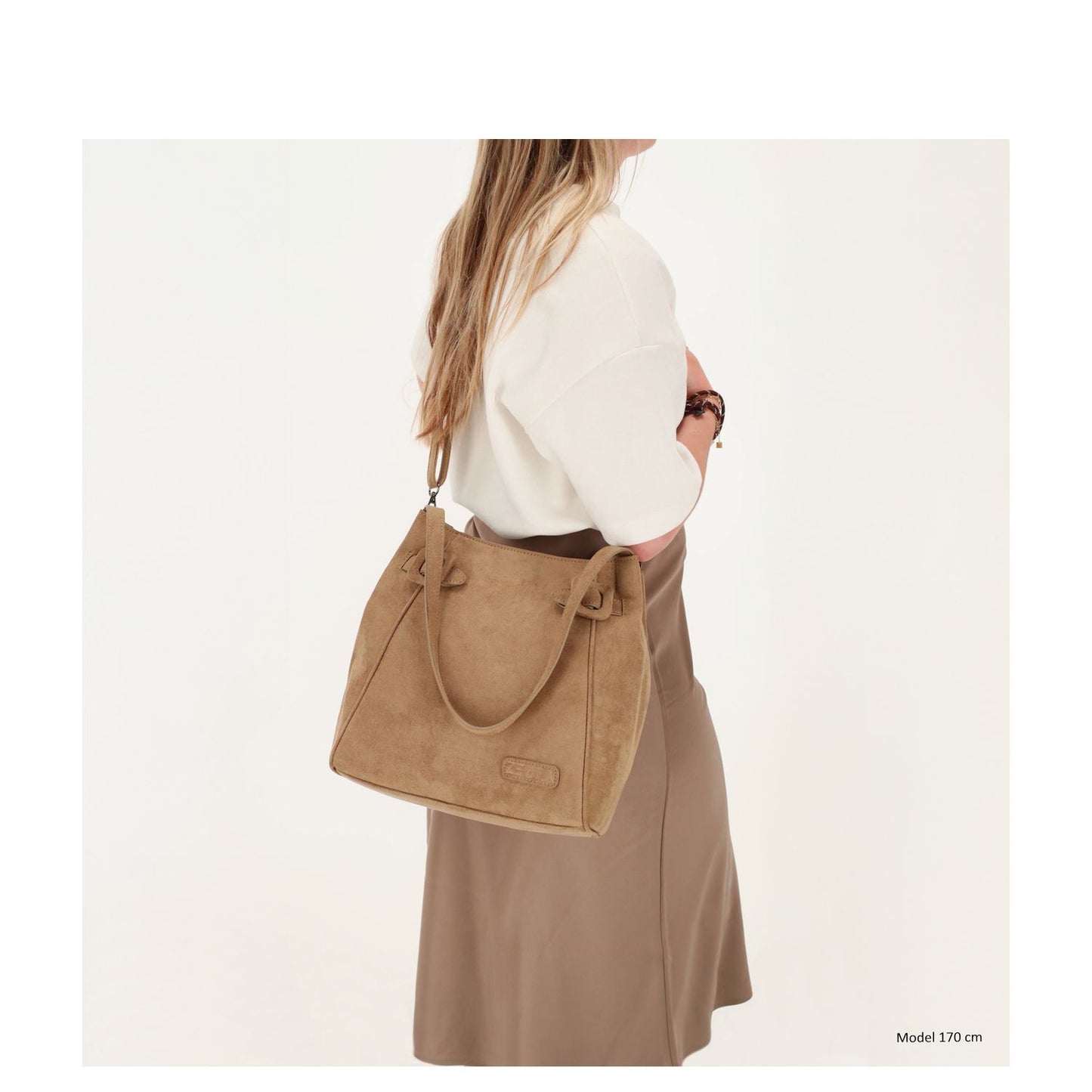Zebra Trends Davina Schoudertas taupe